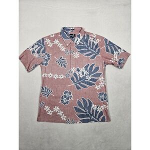 Reyn Spooner Tahitian Collection Shirt Men's Size XL Button Down Vintage Red